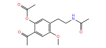 5-(2-Acetamidoethyl)-2-acetyl-4-methoxyphenyl acetate